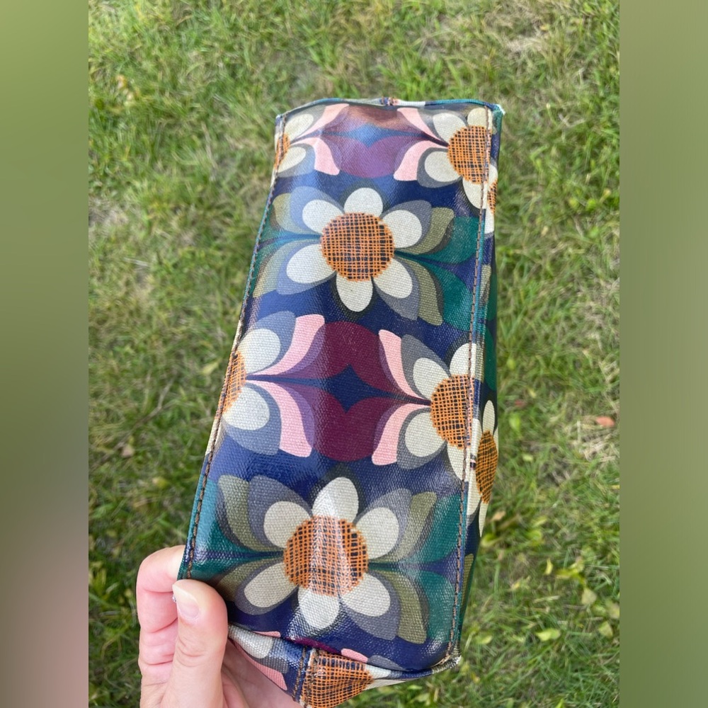 Vintage Fossil Keyper Coated Canvas Shoulder Bag … - image 4